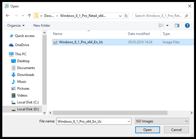 Creare stick bootabil windows 7 usb dvd file location